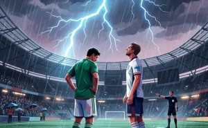 FIFA确认:雷暴天气导致墨西哥对阵英格兰开球推迟一小时